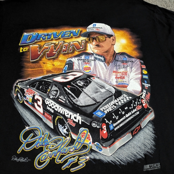 NWT Vintage 2001 Dale Earnhardt Sr Intimidator T Shirt Chase Authentic Sz Lg - Picture 4 of 9